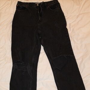Abercrombie & Fitch Charcoal High Rise Jeans